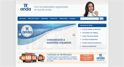 Desktop Screenshot of anda.com.uy