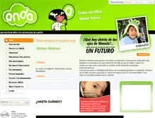 Tablet Screenshot of anda.com.es