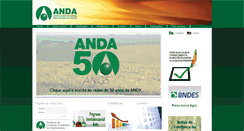 Desktop Screenshot of anda.org.br