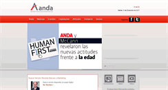 Desktop Screenshot of anda.cl